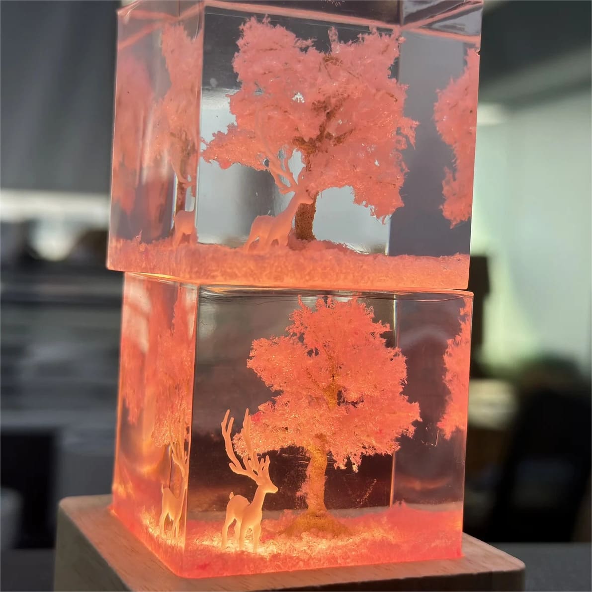 Sakura tree, deer, epoxy resin lamp （ Best Gift 🎁 ） shark resin lamp, resin lamp, resin night light, resin lamps, shark light, desk lamps amazon, best desk lamp, best desk light, side table lamps for bedroom, shark resin lamp, shark led light, coolest table lamps, Shark Lamp, epoxy resin lamp, epoxy lamp, Shark decor, Shark lamp US, Unique lamp designs, dolphin night light, driftwood epoxy lamp, diver epoxy lamp, epoxy lights