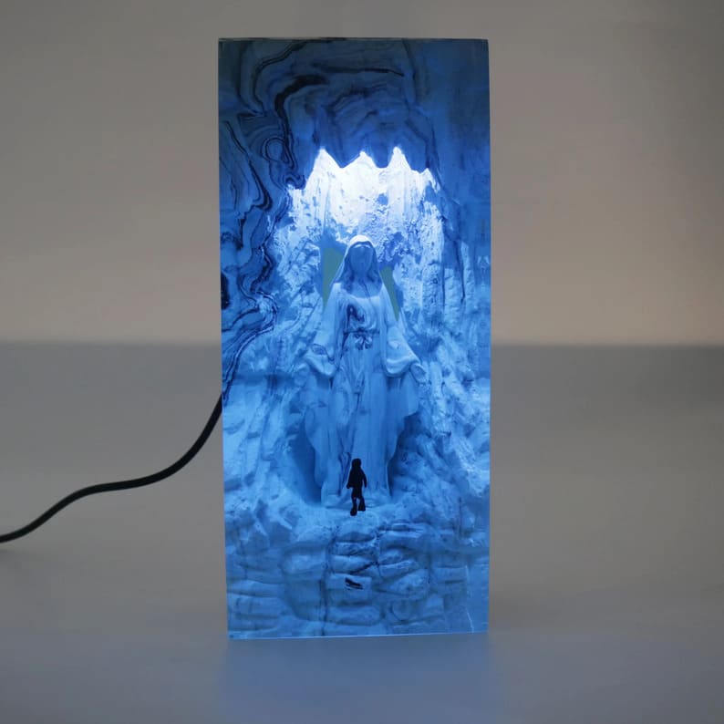 Virgin Mary Statue，Diver，Resin Table Lamp （ Best Gift 🎁 ） shark resin lamp, resin lamp, resin night light, resin lamps, shark light, desk lamps amazon, best desk lamp, best desk light, side table lamps for bedroom, shark resin lamp, shark led light, coolest table lamps, Shark Lamp, epoxy resin lamp, epoxy lamp, Shark decor, Shark lamp US, Unique lamp designs, dolphin night light, driftwood epoxy lamp, diver epoxy lamp, epoxy lights