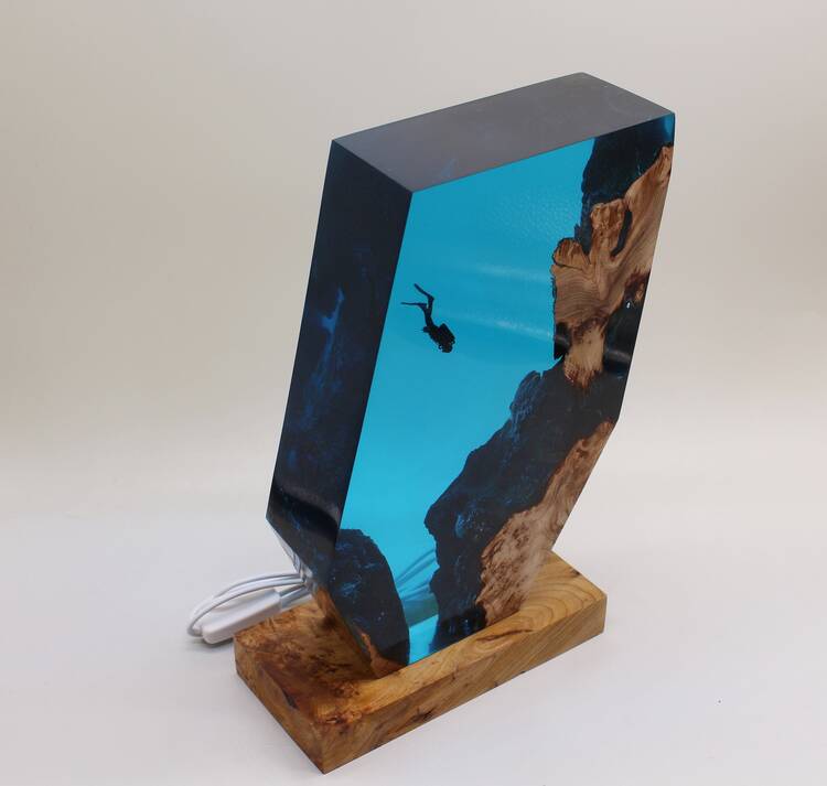 Wooden Blue Marine Resin Lamp（ Best Gift 🎁 ） shark resin lamp, resin lamp, resin night light, resin lamps, shark light, desk lamps amazon, best desk lamp, best desk light, side table lamps for bedroom, shark resin lamp, shark led light, coolest table lamps, Shark Lamp, epoxy resin lamp, epoxy lamp, Shark decor, Shark lamp US, Unique lamp designs, dolphin night light, driftwood epoxy lamp, diver epoxy lamp, epoxy lights